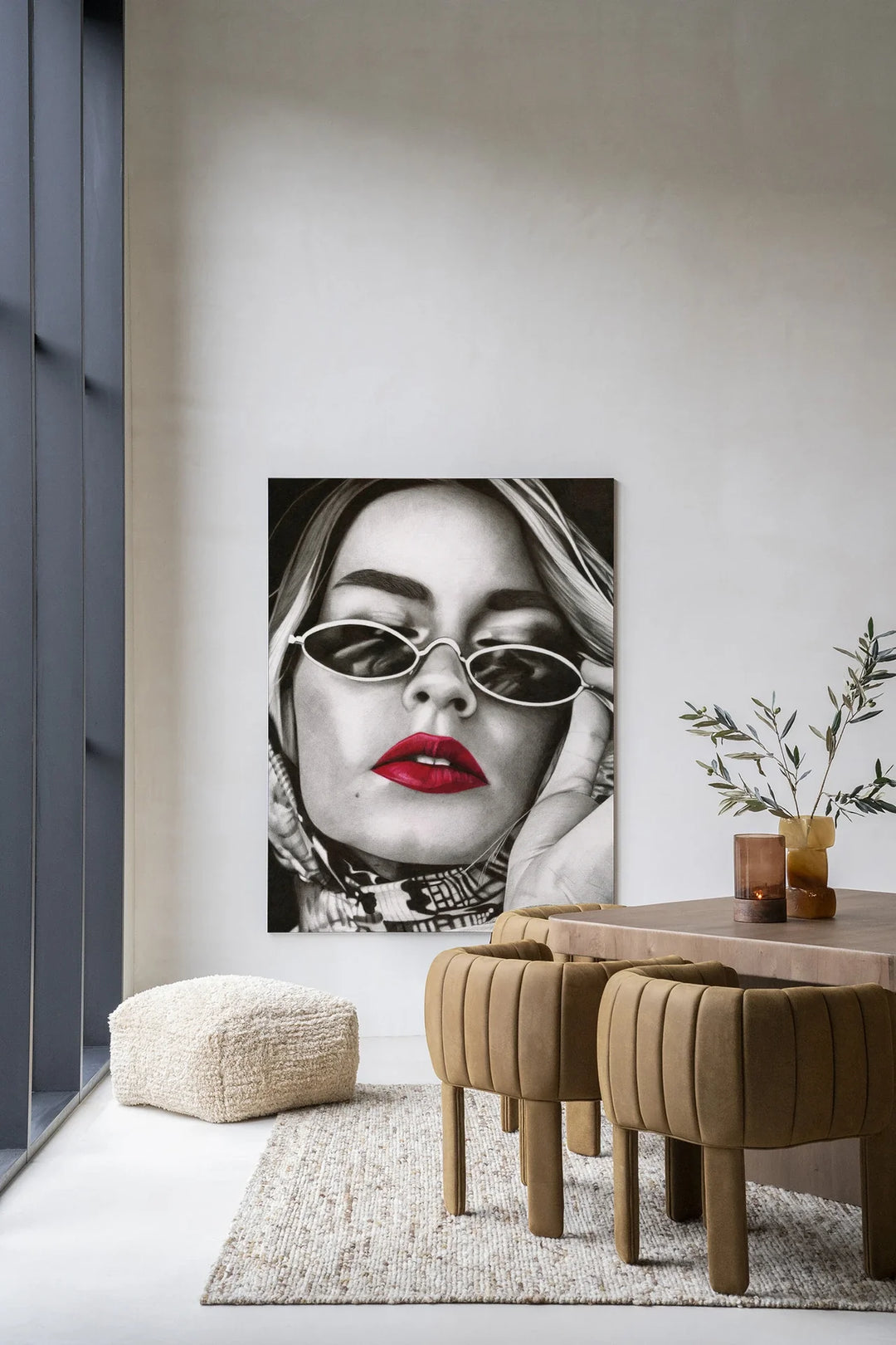 Fresh red - Moderne Wanddecoratie | Artprint, Glass Art & Wandkleed