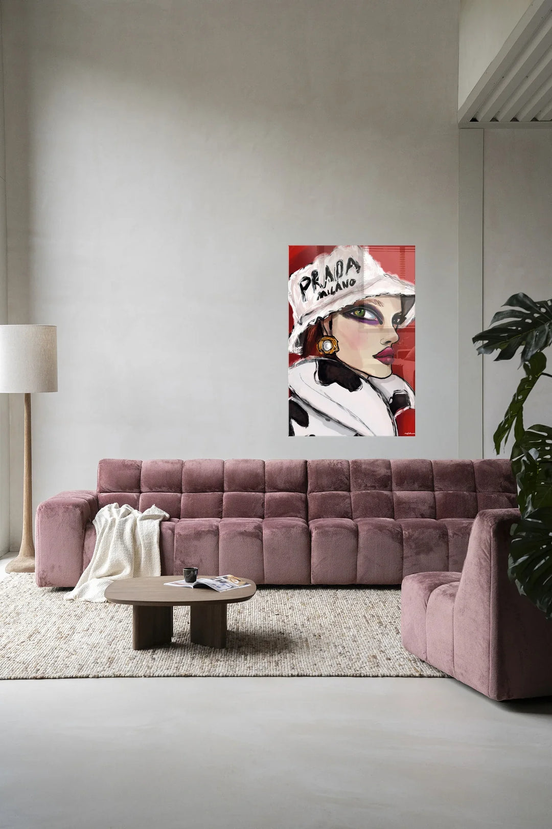 Julie - Moderne Wanddecoratie | Artprint, Glass Art & Wandkleed