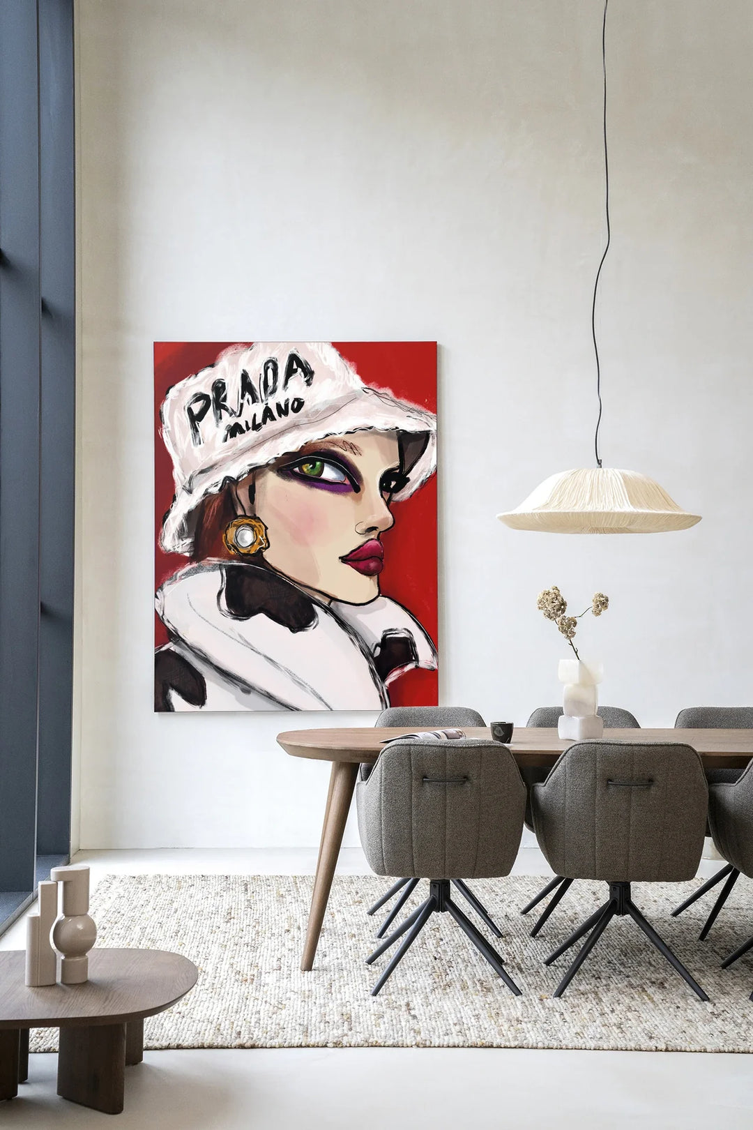 Julie - Moderne Wanddecoratie | Artprint, Glass Art & Wandkleed