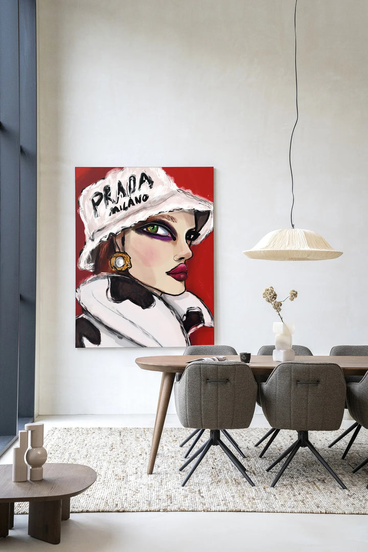 Julie - Moderne Wanddecoratie | Artprint, Glass Art & Wandkleed