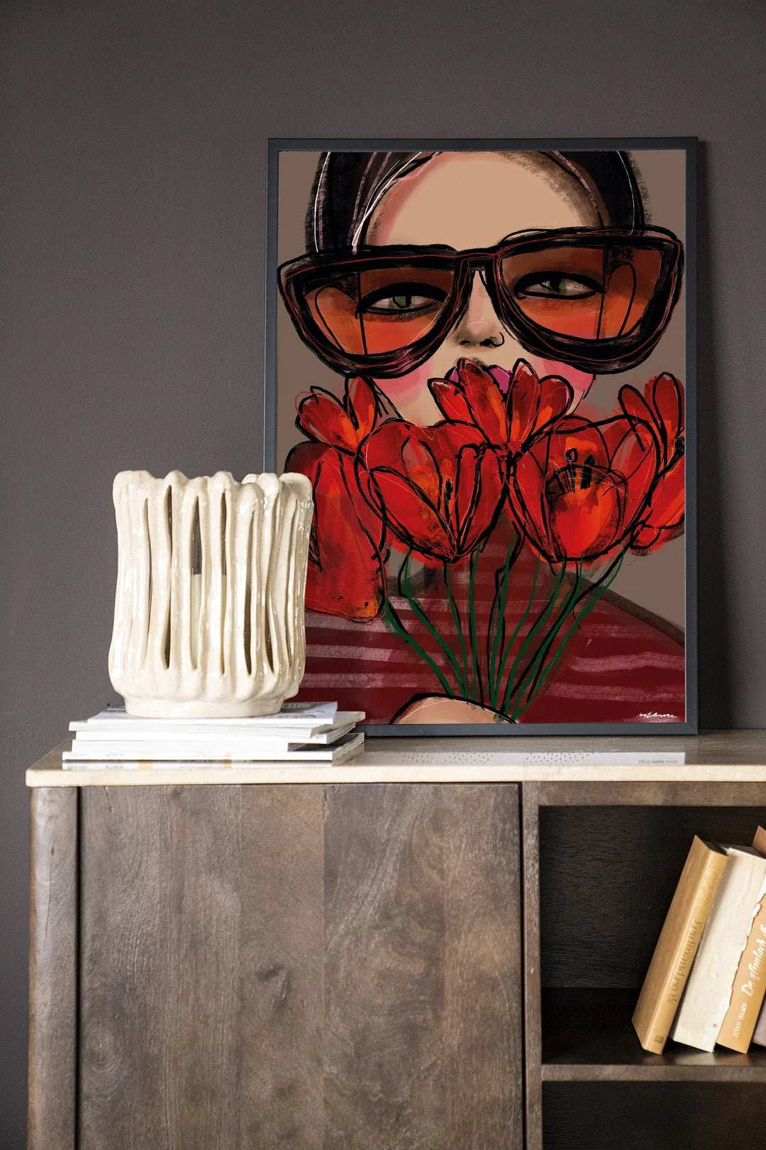 Poppy - Moderne Wanddecoratie | Artprint, Glass Art & Wandkleed