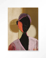 Silhouette Lady 1 - Moderne Wanddecoratie | Artprint, Glass Art & Wandkleed
