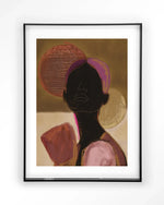 Silhouette Lady 2 - Moderne Wanddecoratie | Artprint, Glass Art & Wandkleed