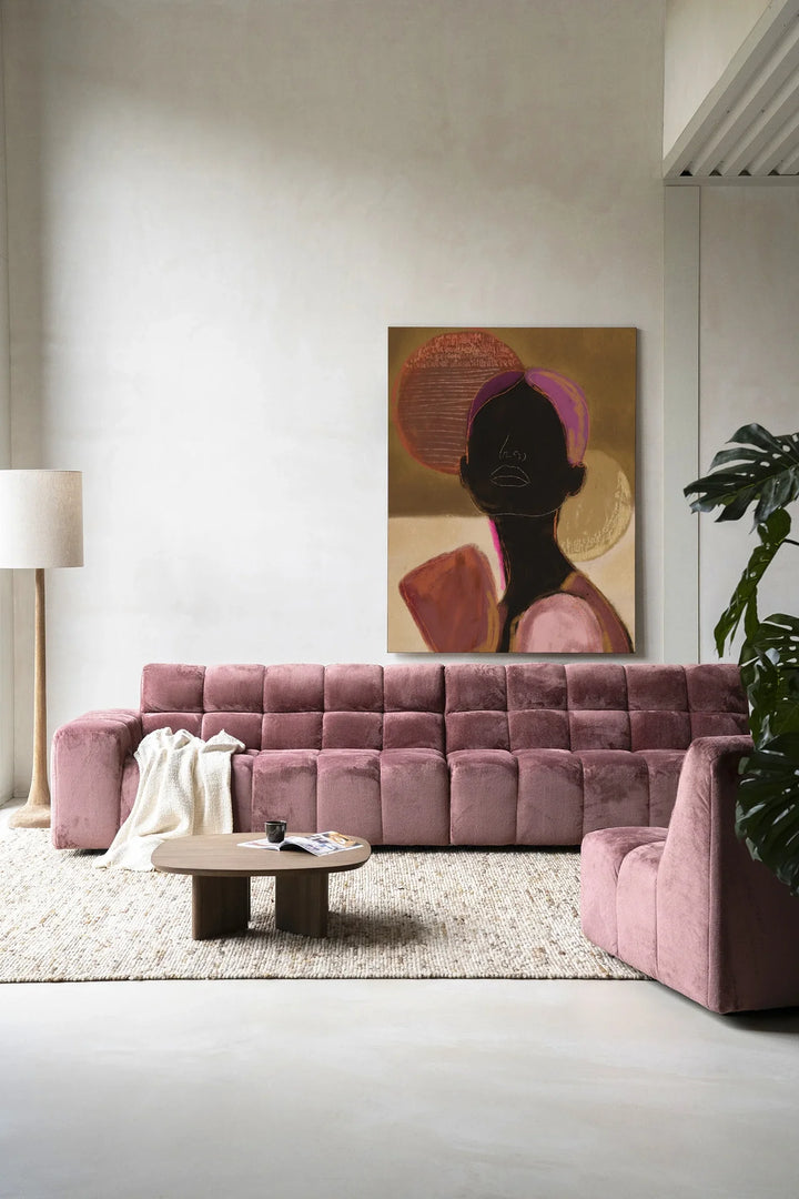 Silhouette Lady 2 - Moderne Wanddecoratie | Artprint, Glass Art & Wandkleed