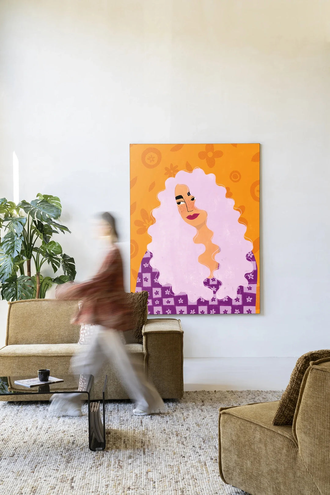 Retro Girly - Moderne Wanddecoratie | Artprint, Glass Art & Wandkleed