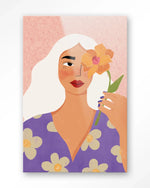 Flower Girly - Moderne Wanddecoratie | Artprint, Glass Art & Wandkleed