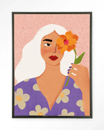 Flower Girly - Moderne Wanddecoratie | Artprint, Glass Art & Wandkleed