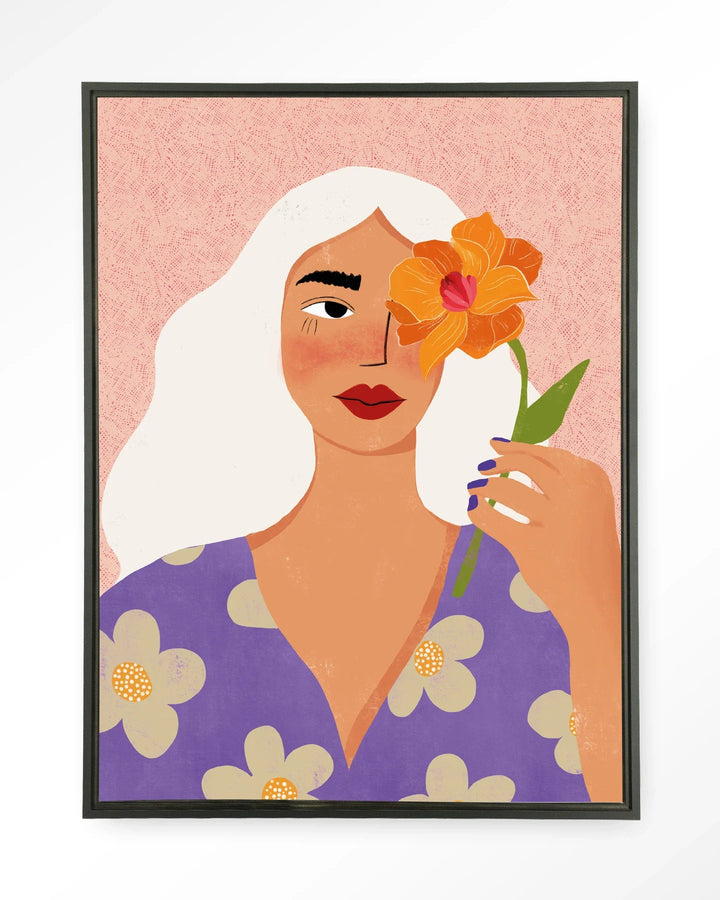Flower Girly - Moderne Wanddecoratie | Artprint, Glass Art & Wandkleed