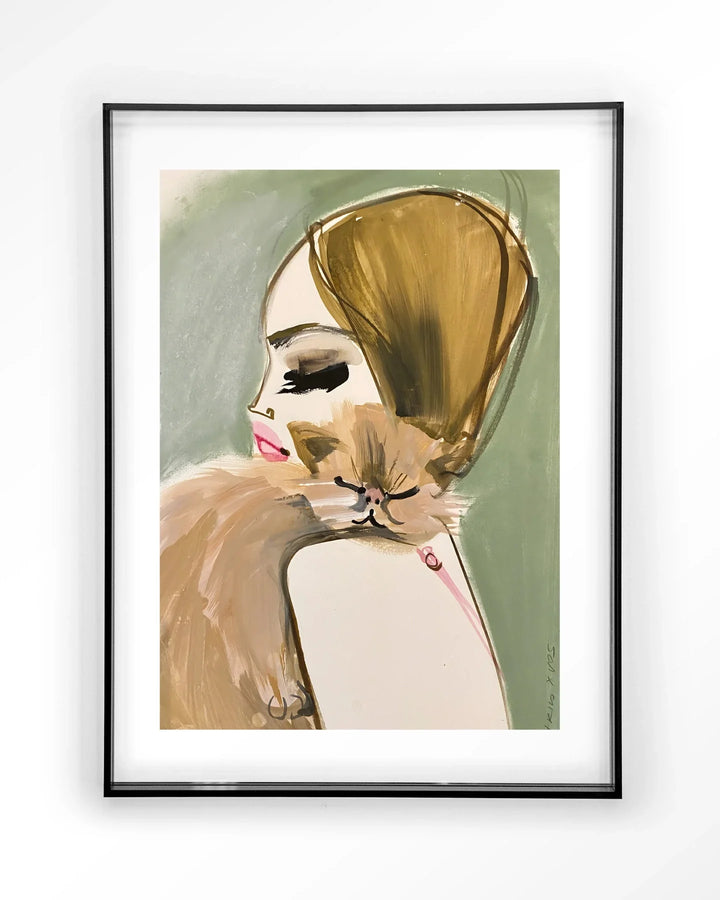 Lily Rose Depp x Pumpkin - Moderne Wanddecoratie | Artprint, Glass Art & Wandkleed