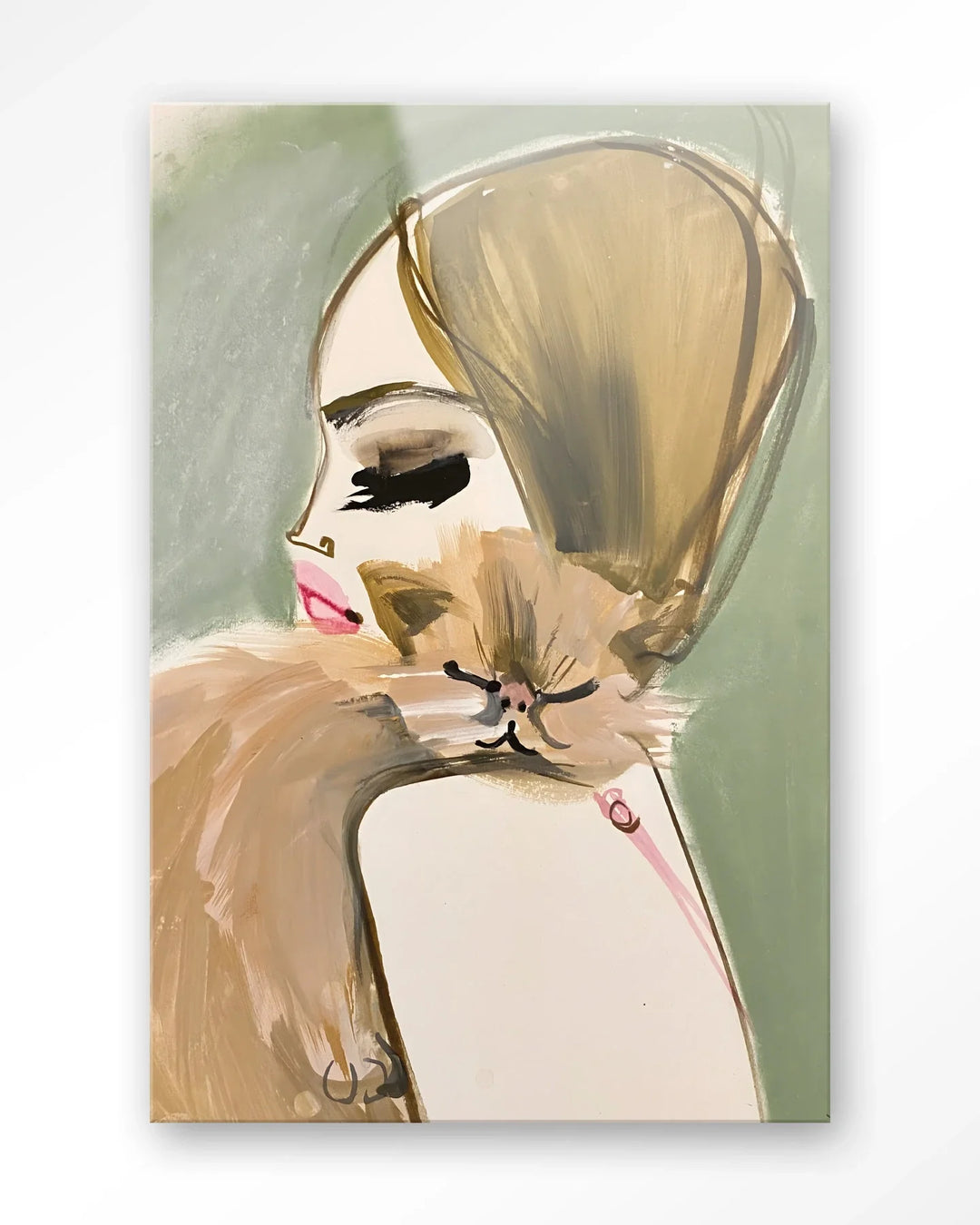 Lily Rose Depp x Pumpkin - Moderne Wanddecoratie | Artprint, Glass Art & Wandkleed