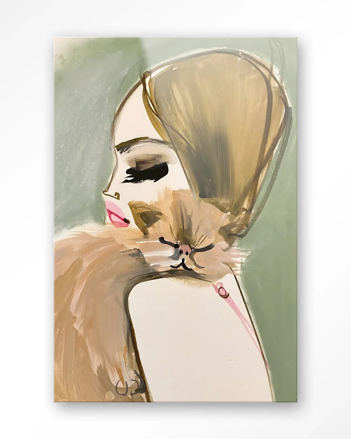 Lily Rose Depp x Pumpkin - Moderne Wanddecoratie | Artprint, Glass Art & Wandkleed