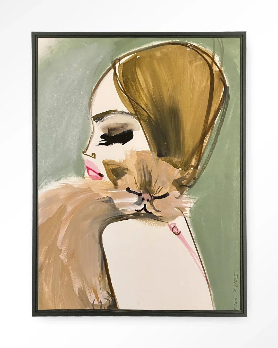 Lily Rose Depp x Pumpkin - Moderne Wanddecoratie | Artprint, Glass Art & Wandkleed
