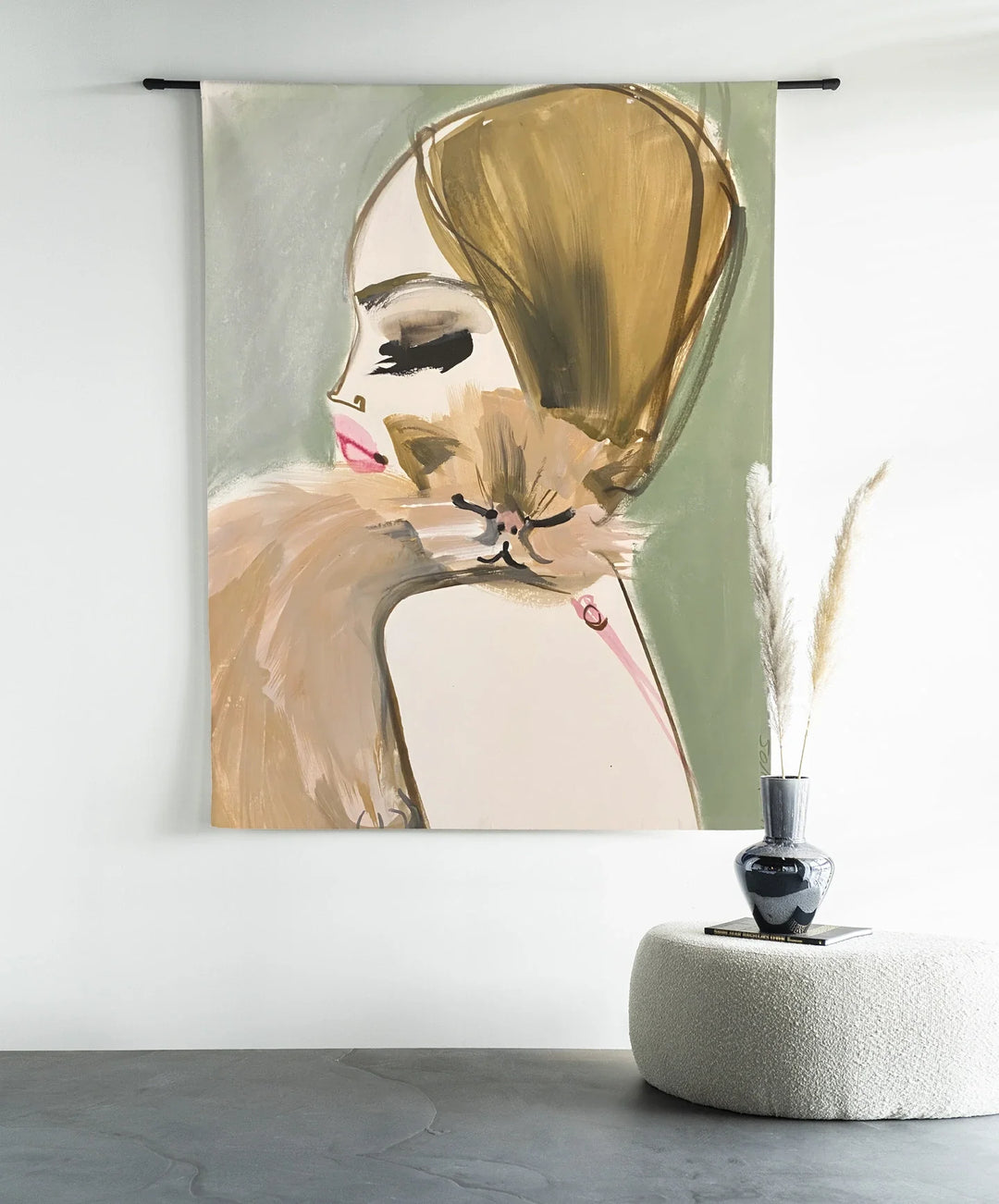 Lily Rose Depp x Pumpkin - Moderne Wanddecoratie | Artprint, Glass Art & Wandkleed