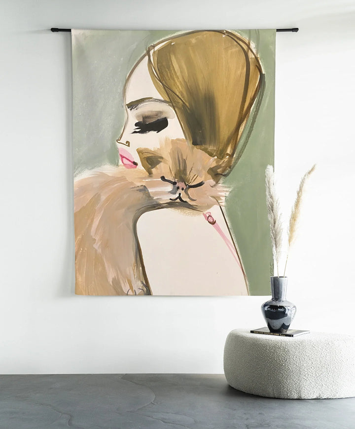Lily Rose Depp x Pumpkin - Moderne Wanddecoratie | Artprint, Glass Art & Wandkleed