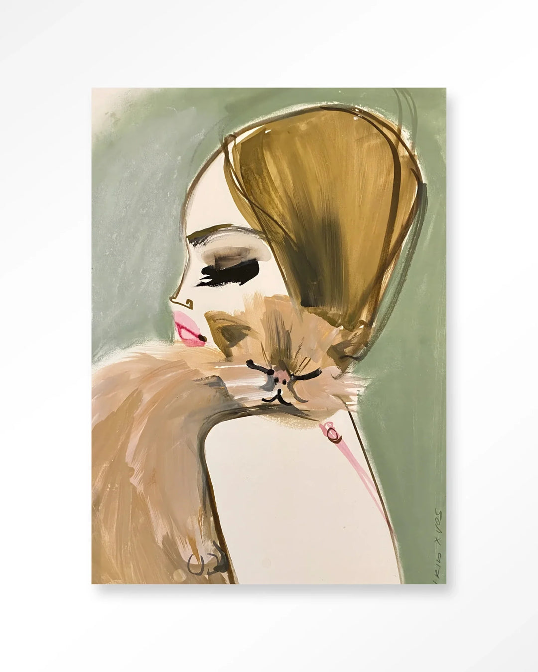 Lily Rose Depp x Pumpkin - Moderne Wanddecoratie | Artprint, Glass Art & Wandkleed