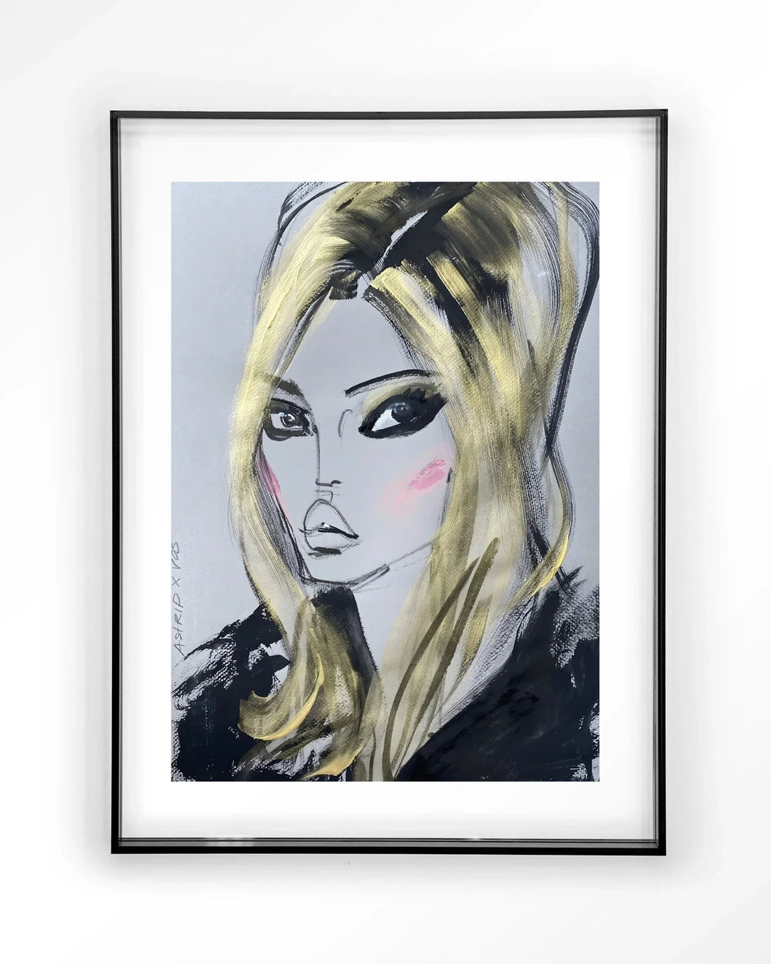 Kate Moss - Moderne Wanddecoratie | Artprint, Glass Art & Wandkleed