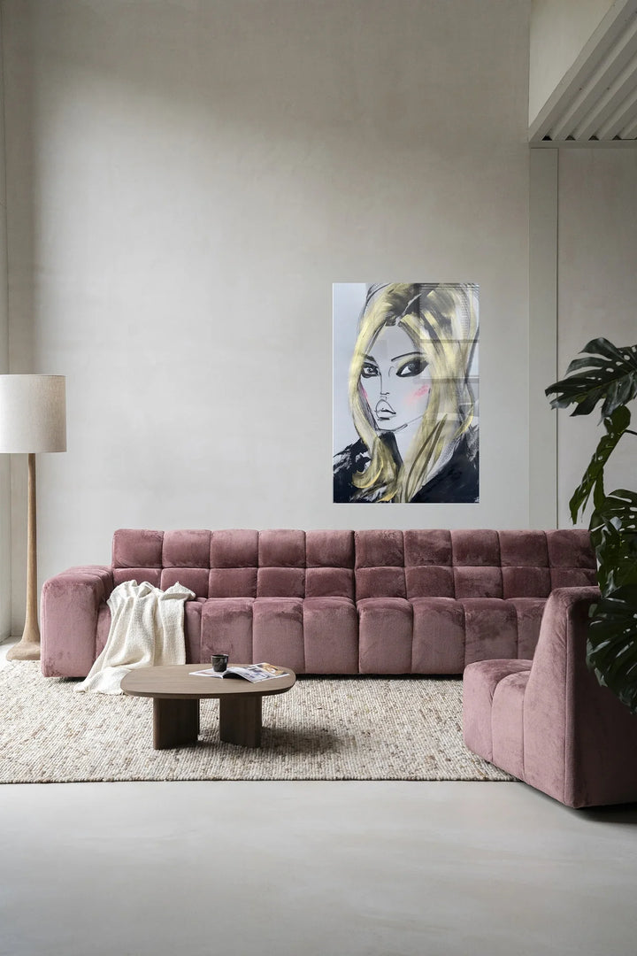 Kate Moss - Moderne Wanddecoratie | Artprint, Glass Art & Wandkleed