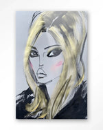 Kate Moss - Moderne Wanddecoratie | Artprint, Glass Art & Wandkleed