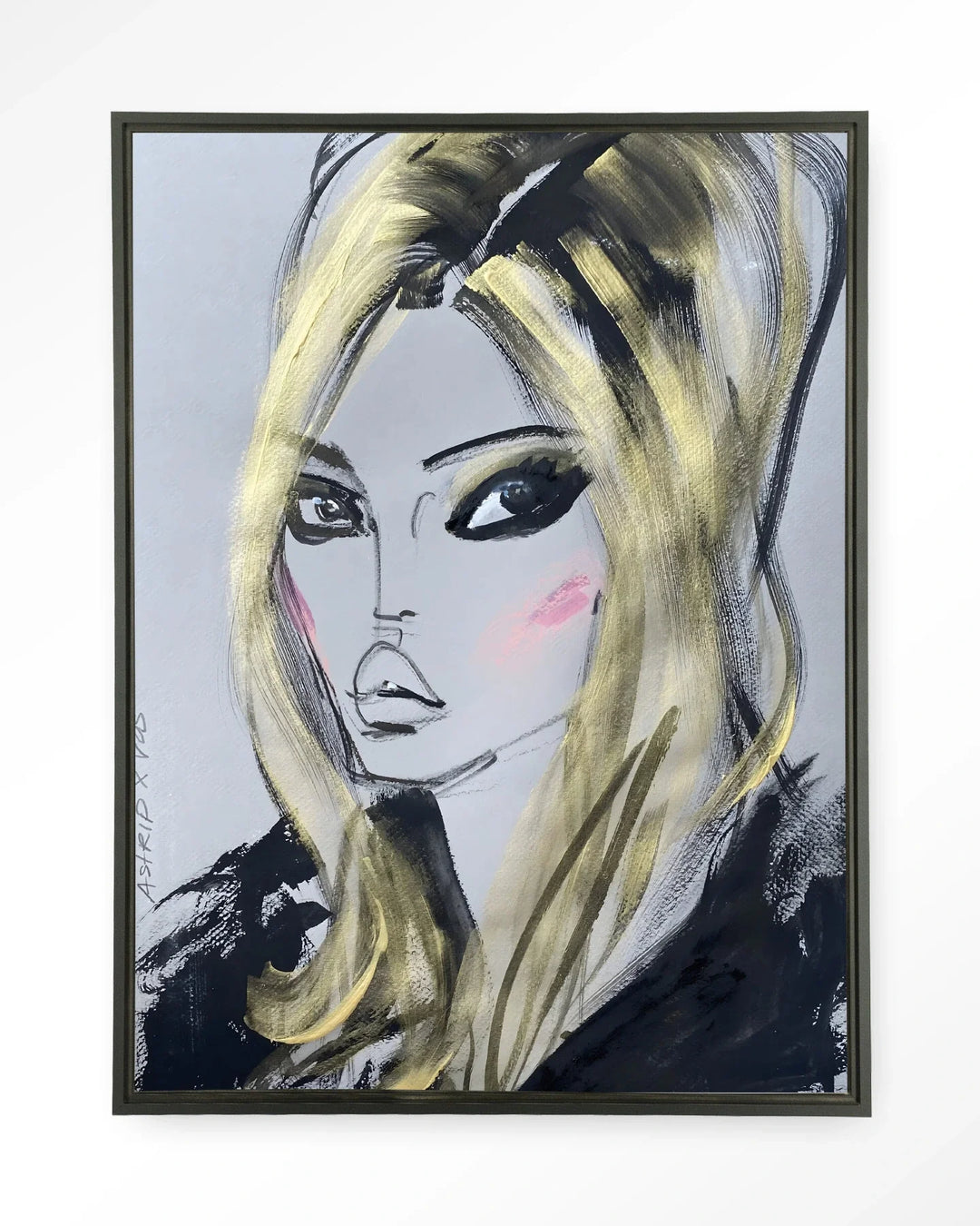 Kate Moss - Moderne Wanddecoratie | Artprint, Glass Art & Wandkleed
