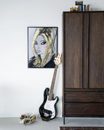 Kate Moss - Moderne Wanddecoratie | Artprint, Glass Art & Wandkleed