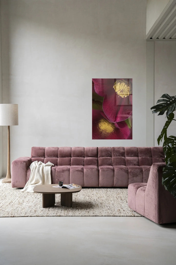 Weerspiegeling Van Een Kerstroos - Moderne Wanddecoratie | Artprint, Glass Art & Wandkleed