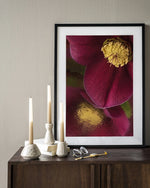 Weerspiegeling Van Een Kerstroos - Moderne Wanddecoratie | Artprint, Glass Art & Wandkleed