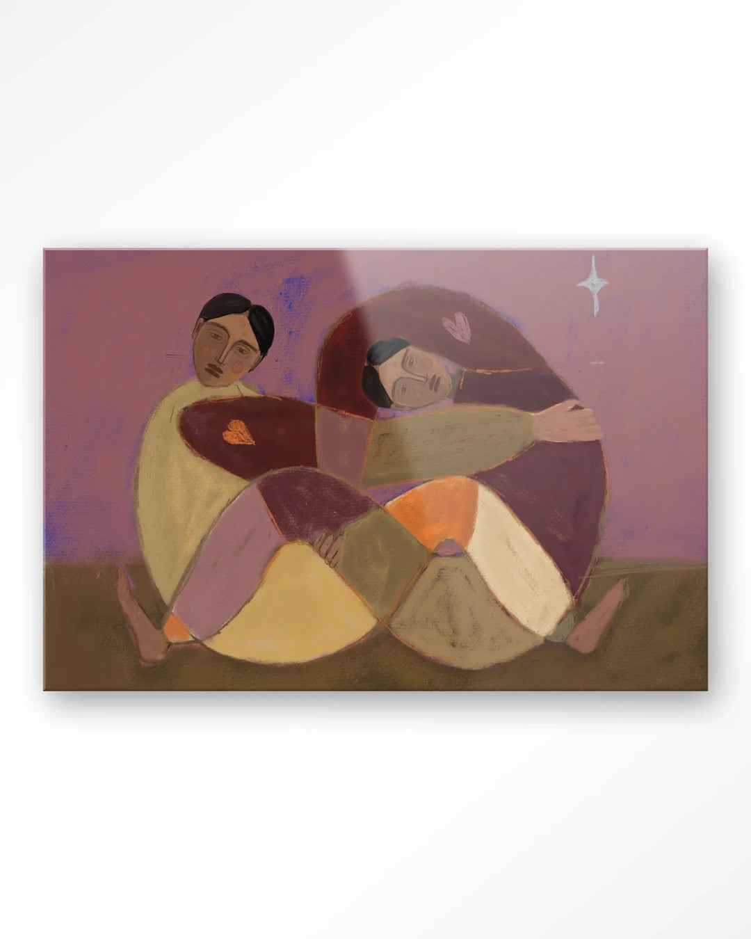 Rolling Sisters - Moderne Wanddecoratie | Artprint, Glass Art & Wandkleed