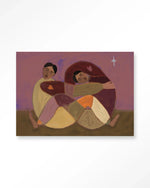 Rolling Sisters - Moderne Wanddecoratie | Artprint, Glass Art & Wandkleed