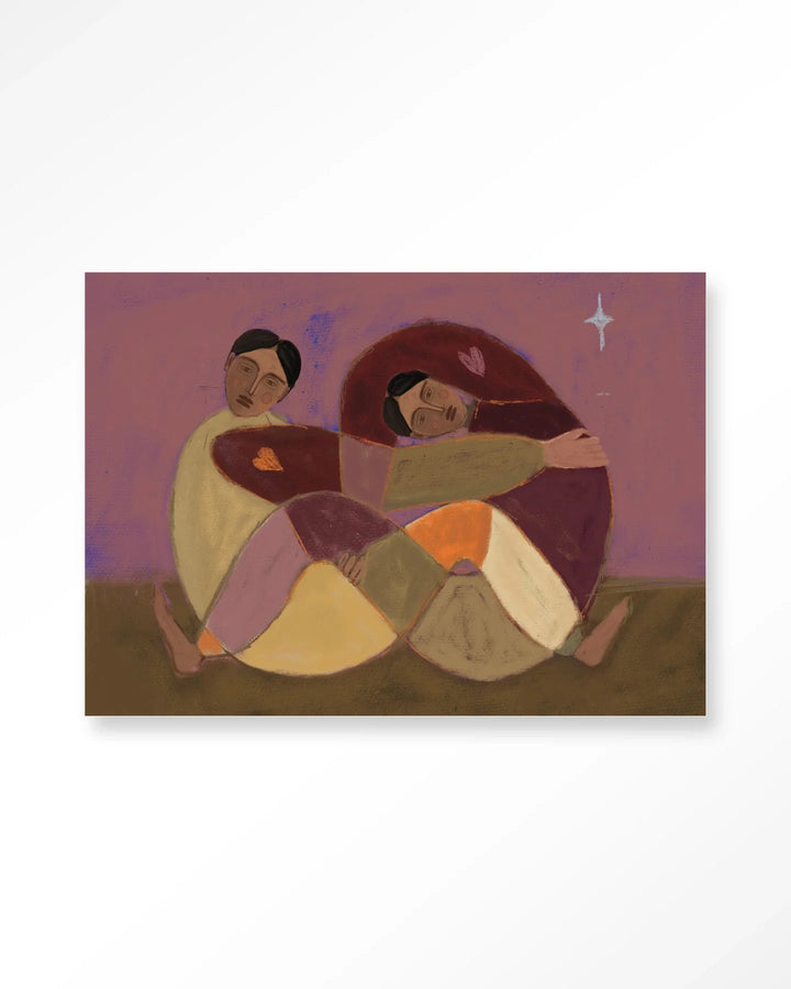 Rolling Sisters - Moderne Wanddecoratie | Artprint, Glass Art & Wandkleed