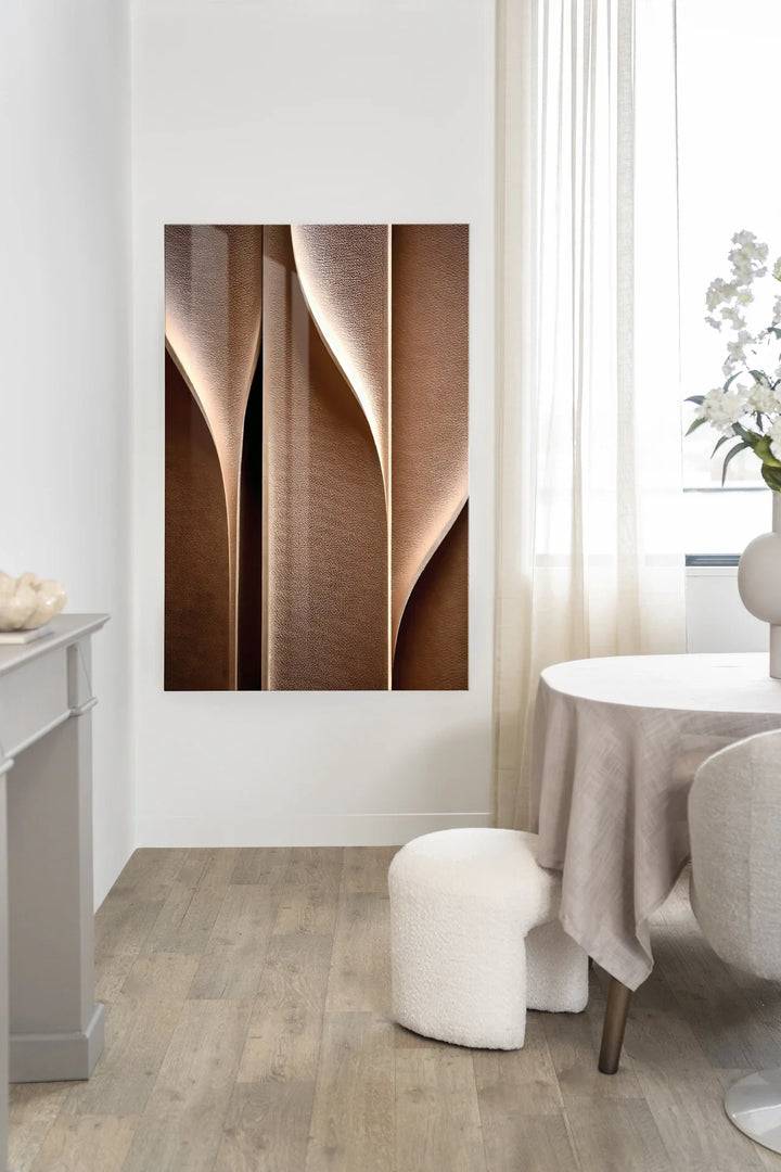 Whispering Curves - Moderne Wanddecoratie | Artprint, Glass Art & Wandkleed