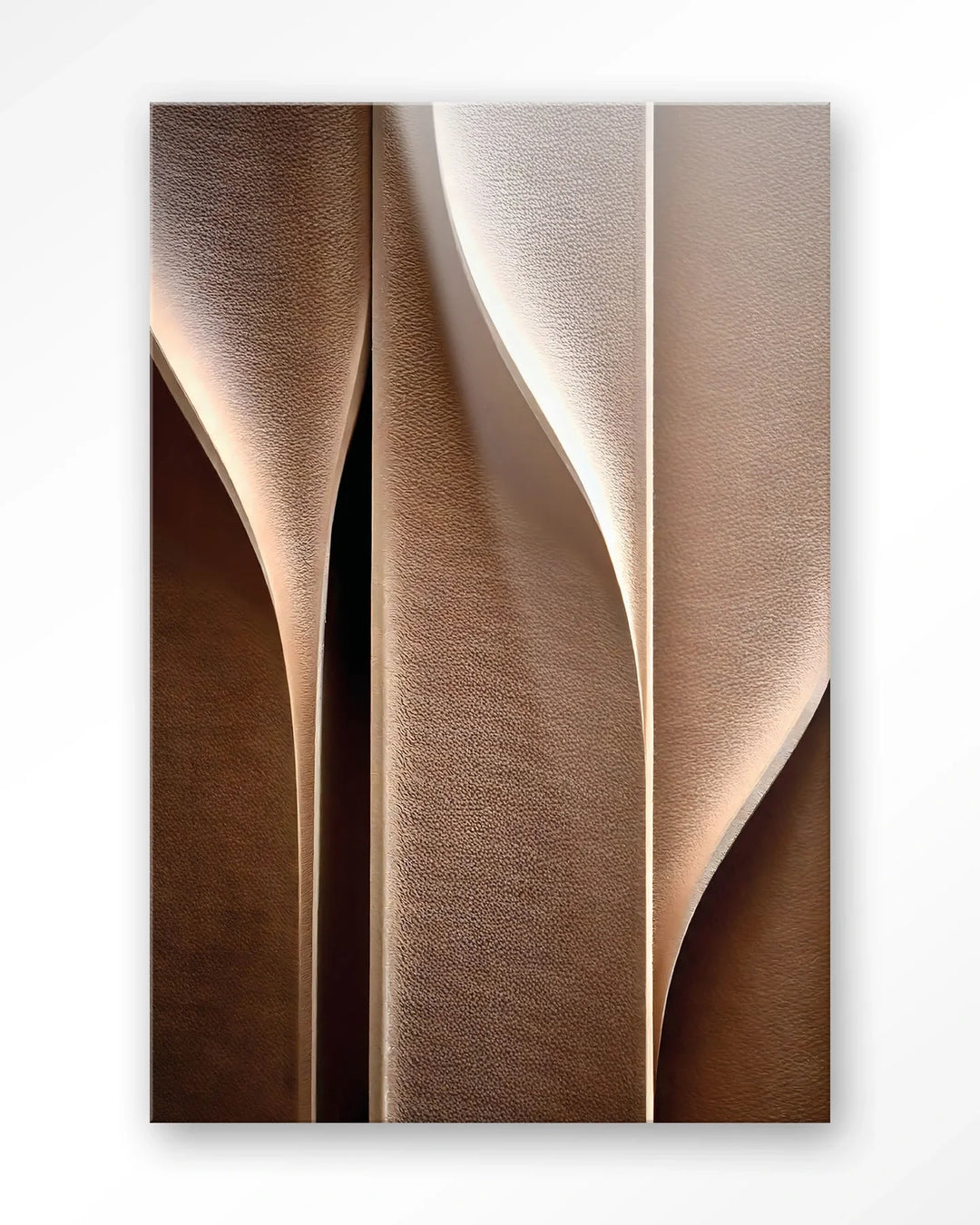 Whispering Curves - Moderne Wanddecoratie | Artprint, Glass Art & Wandkleed