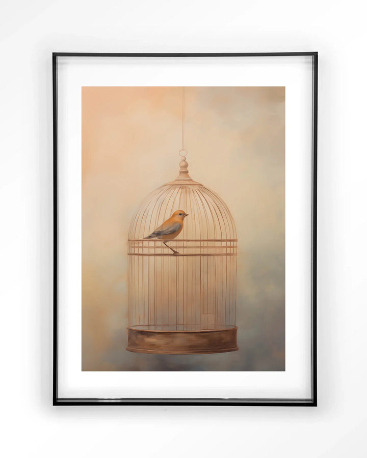 Bird Cage - Moderne Wanddecoratie | Artprint, Glass Art & Wandkleed