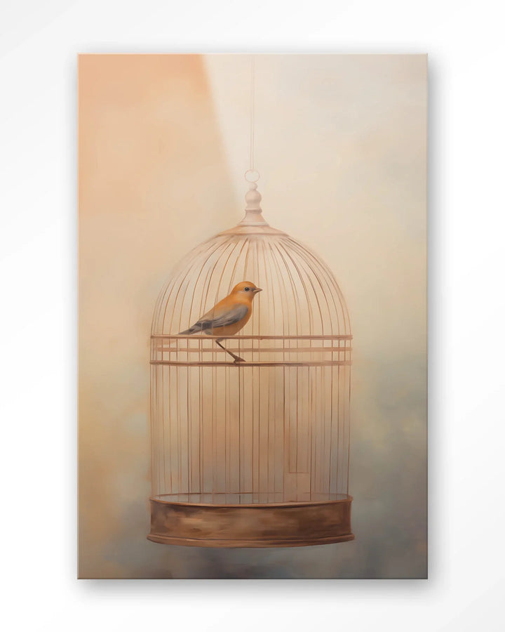 Bird Cage - Moderne Wanddecoratie | Artprint, Glass Art & Wandkleed