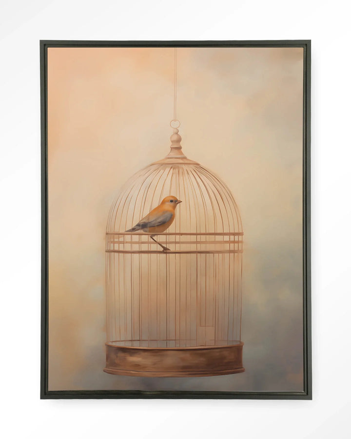 Bird Cage - Moderne Wanddecoratie | Artprint, Glass Art & Wandkleed