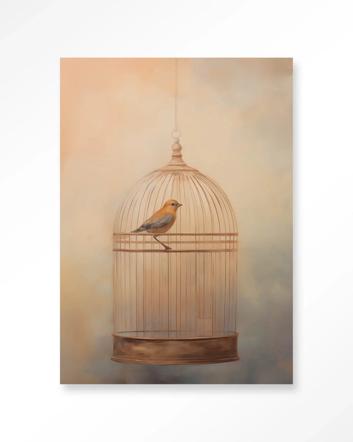 Bird Cage - Moderne Wanddecoratie | Artprint, Glass Art & Wandkleed