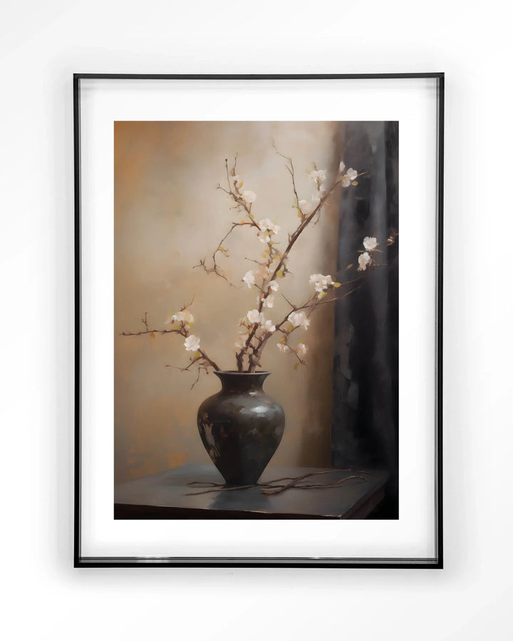 Light Blossom Vase - Moderne Wanddecoratie | Artprint, Glass Art & Wandkleed