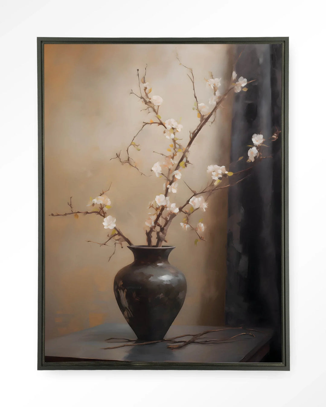 Light Blossom Vase - Moderne Wanddecoratie | Artprint, Glass Art & Wandkleed