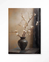 Light Blossom Vase - Moderne Wanddecoratie | Artprint, Glass Art & Wandkleed