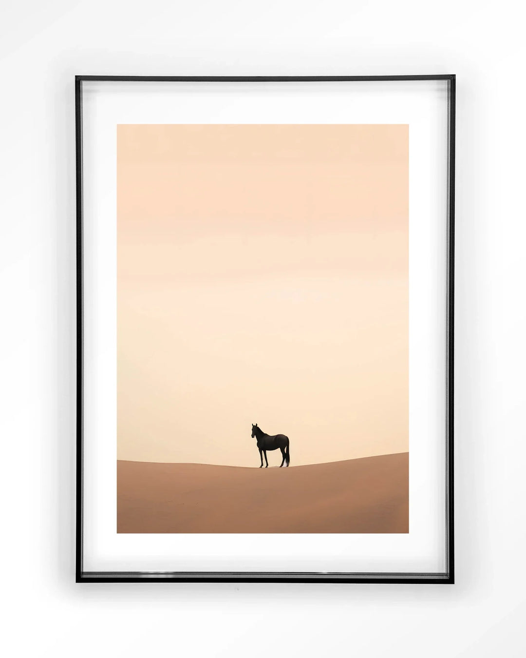 Desert Horse - Moderne Wanddecoratie | Artprint, Glass Art & Wandkleed