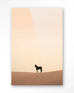 Desert Horse - Moderne Wanddecoratie | Artprint, Glass Art & Wandkleed