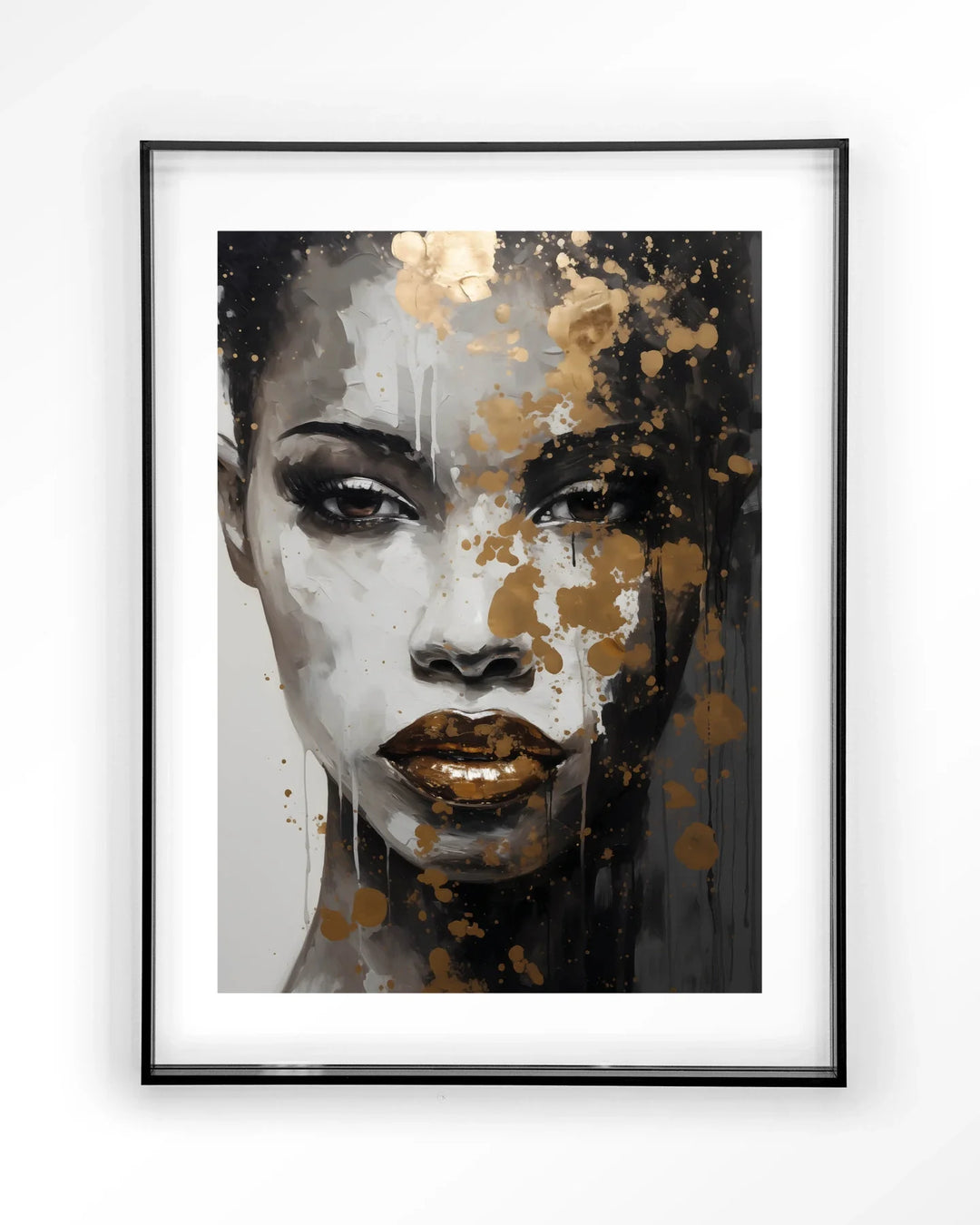 Golden Girl - Moderne Wanddecoratie | Artprint, Glass Art & Wandkleed
