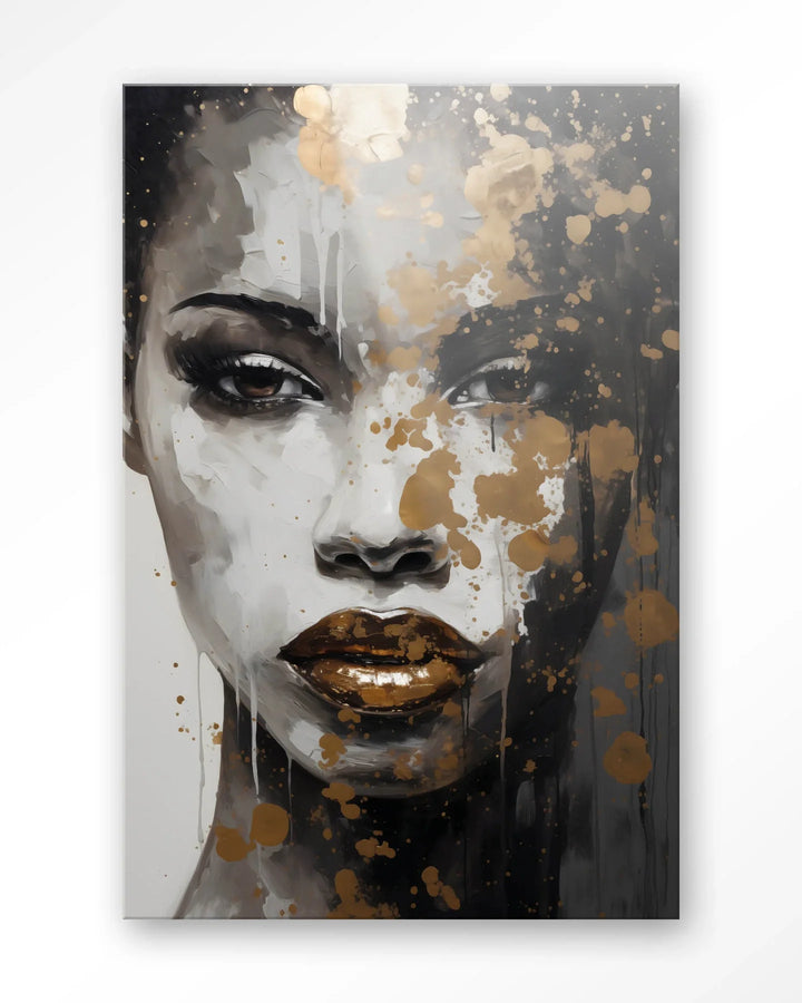 Golden Girl - Moderne Wanddecoratie | Artprint, Glass Art & Wandkleed