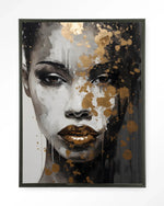 Golden Girl - Moderne Wanddecoratie | Artprint, Glass Art & Wandkleed