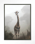 Giraffe Mist - Moderne Wanddecoratie | Artprint, Glass Art & Wandkleed
