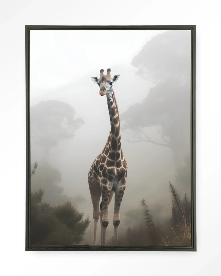Giraffe Mist - Moderne Wanddecoratie | Artprint, Glass Art & Wandkleed