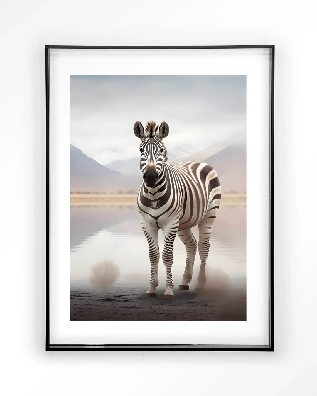 Zebra Mist - Moderne Wanddecoratie | Artprint, Glass Art & Wandkleed