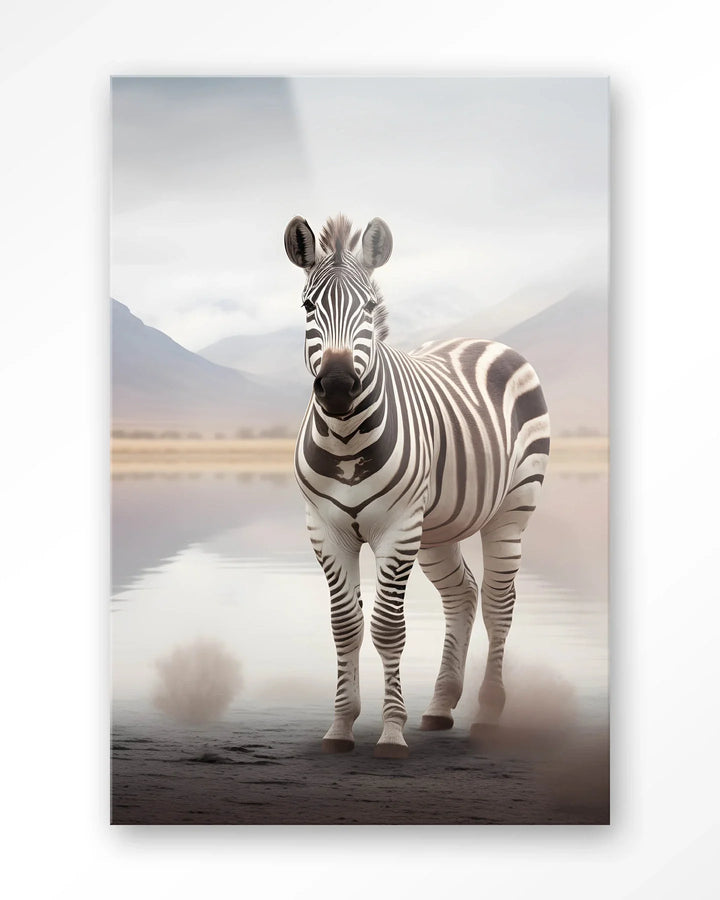 Zebra Mist - Moderne Wanddecoratie | Artprint, Glass Art & Wandkleed