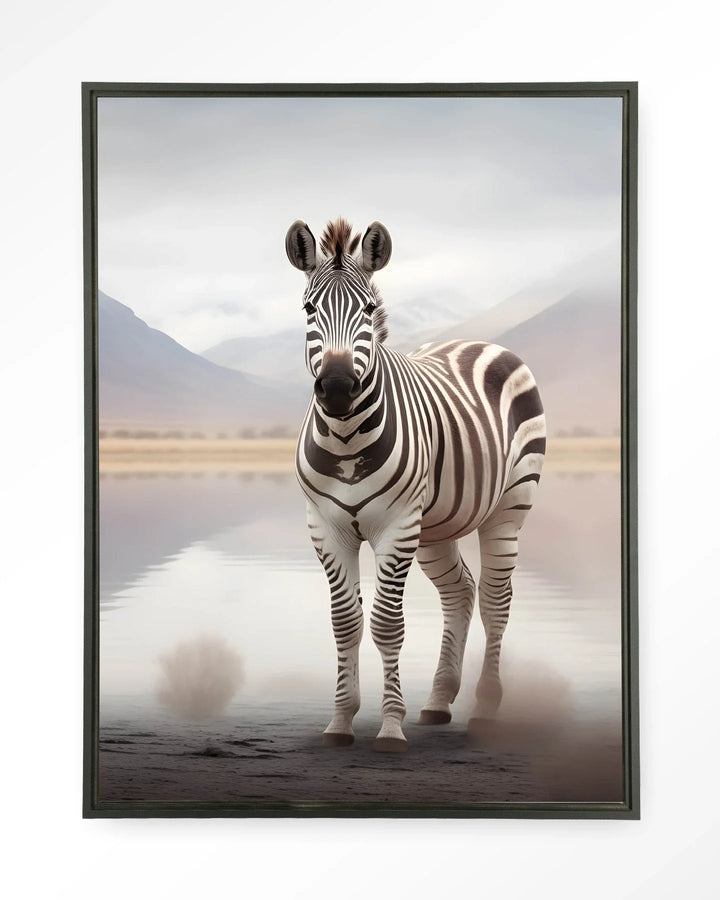 Zebra Mist - Moderne Wanddecoratie | Artprint, Glass Art & Wandkleed