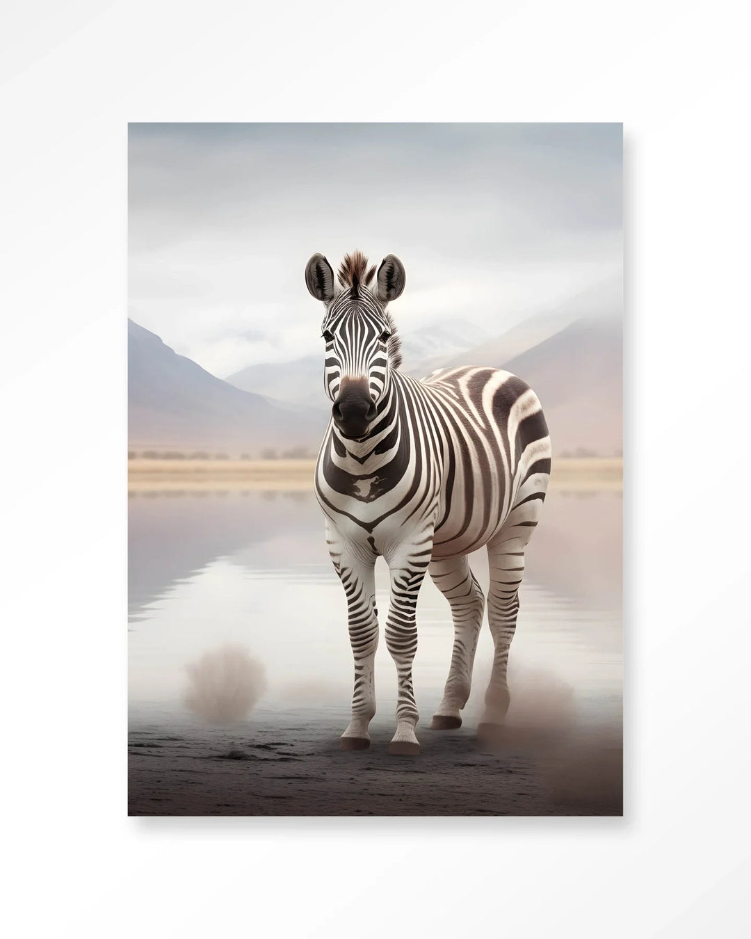 Zebra Mist - Moderne Wanddecoratie | Artprint, Glass Art & Wandkleed