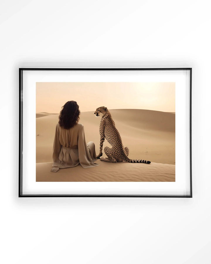 Desert Gazing - Moderne Wanddecoratie | Artprint, Glass Art & Wandkleed
